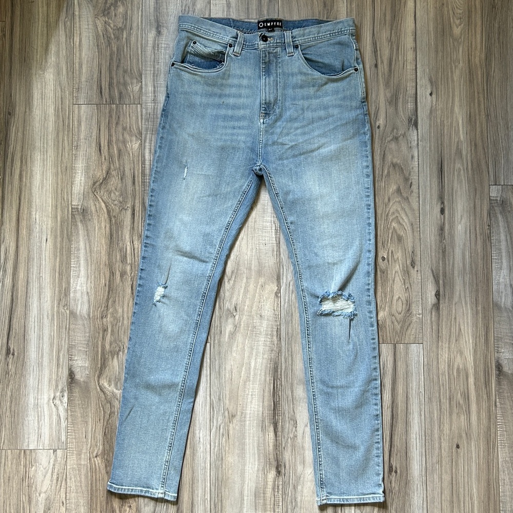 Zumiez Light Wash Skinny Jeans